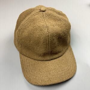 P Brand | Wool Hunting Cap | Unisex | M | Tan Brown Flaps | Vintage 80s USA